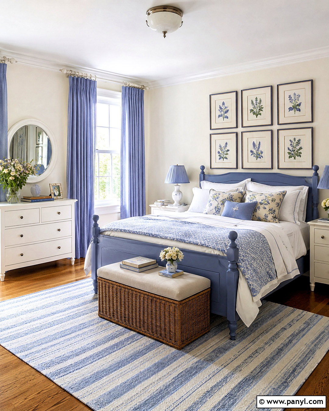 Periwinkle And White Bedroom - 20 periwinkle bedroom ideas