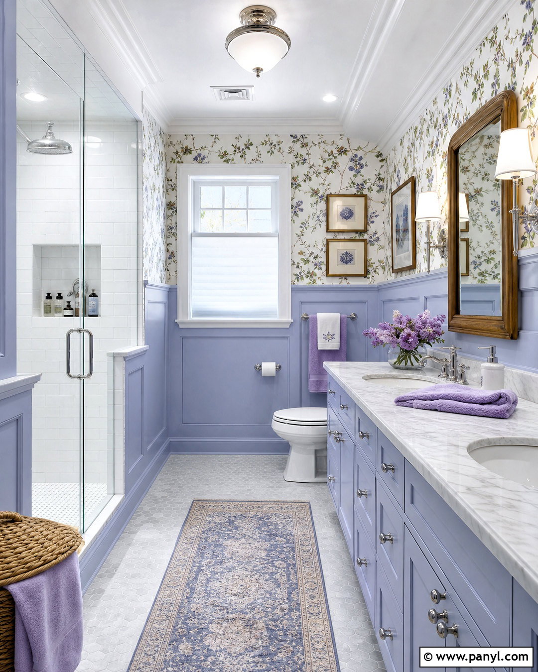 Periwinkle Bathroom - 20 fun bathroom colors