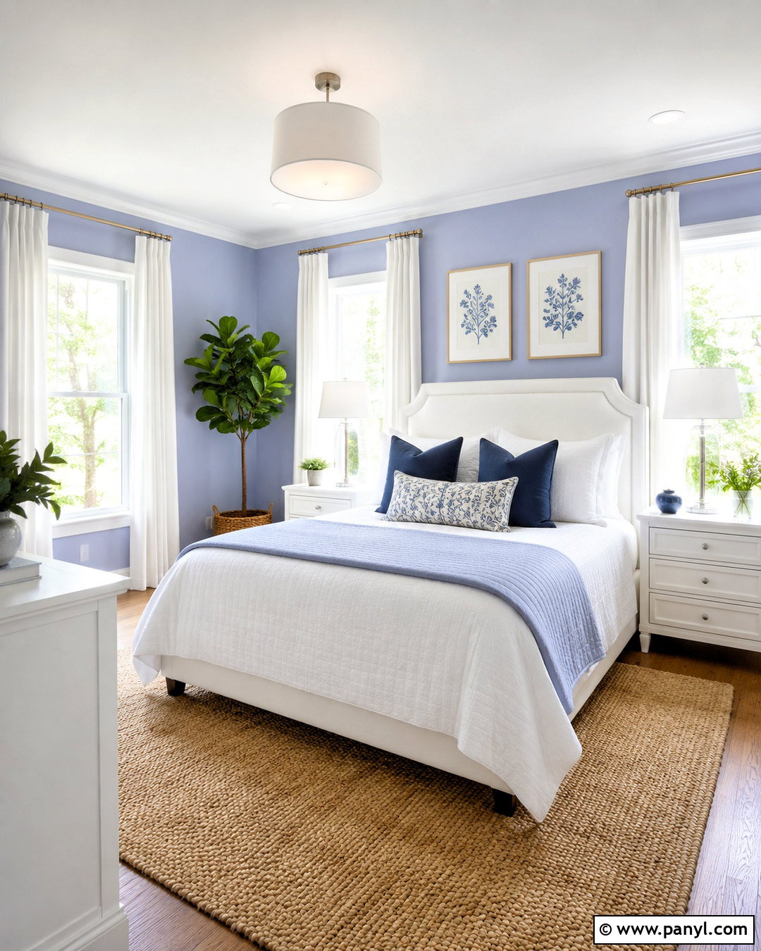 Periwinkle Bedroom With White Furniture - 20 periwinkle room ideas