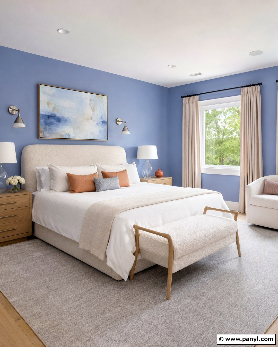 Periwinkle Blue Bedroom Walls - 20 Shades Of Blue For Walls