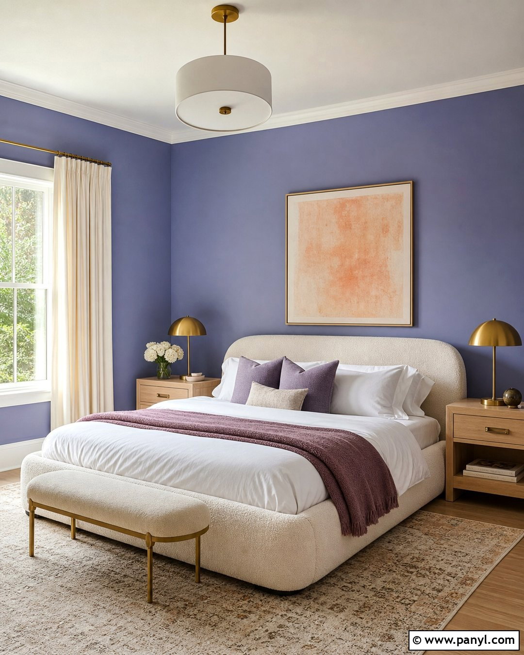 Periwinkle Blue Bedroom - 30 blue wall colors bedroom ideas