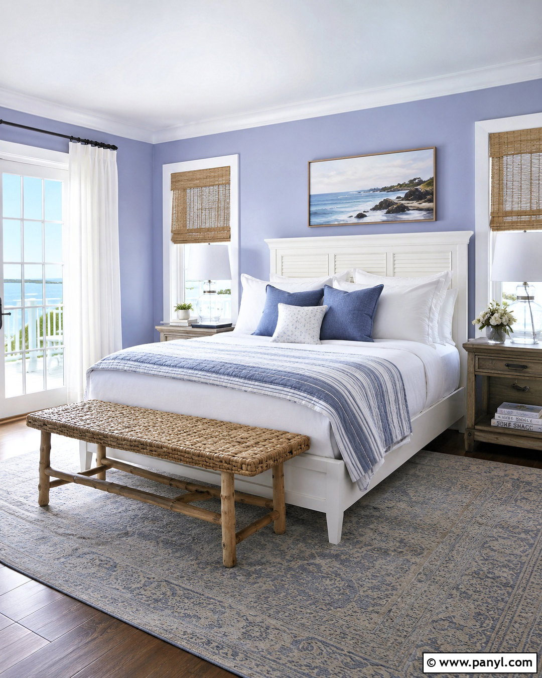 Periwinkle Coastal Bedroom - 20 periwinkle bedroom ideas