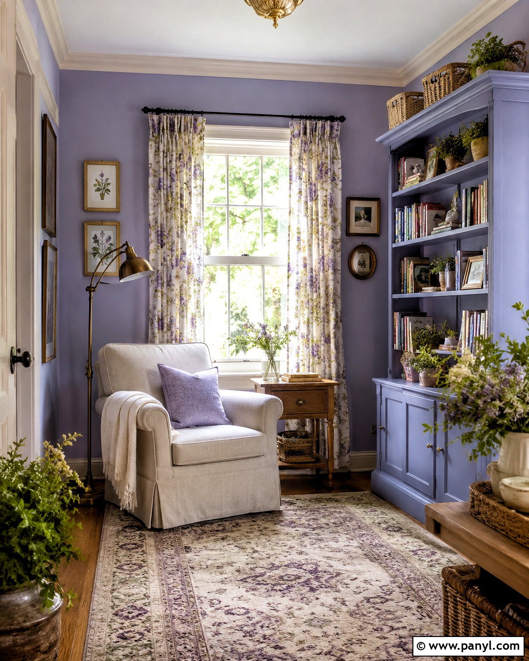 Periwinkle Cottagecore Paint Color - 20 cottagecore paint colors