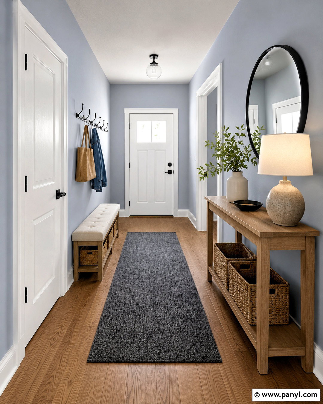 Periwinkle Gray Entryway - 20 periwinkle colour ideas