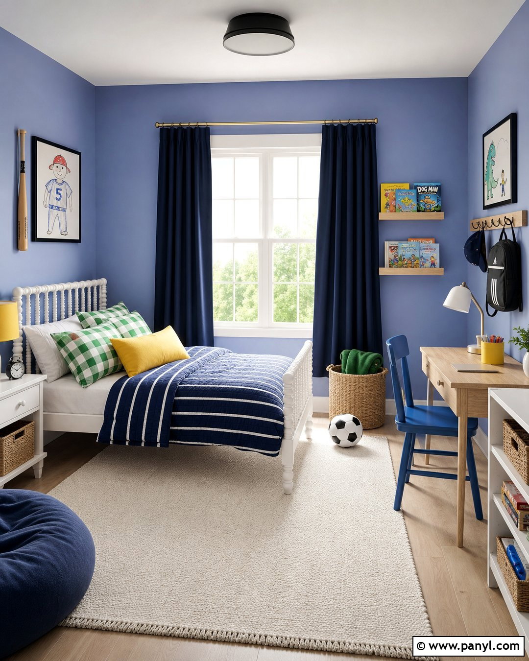 Periwinkle Kids Bedroom Walls - 35 periwinkle walls