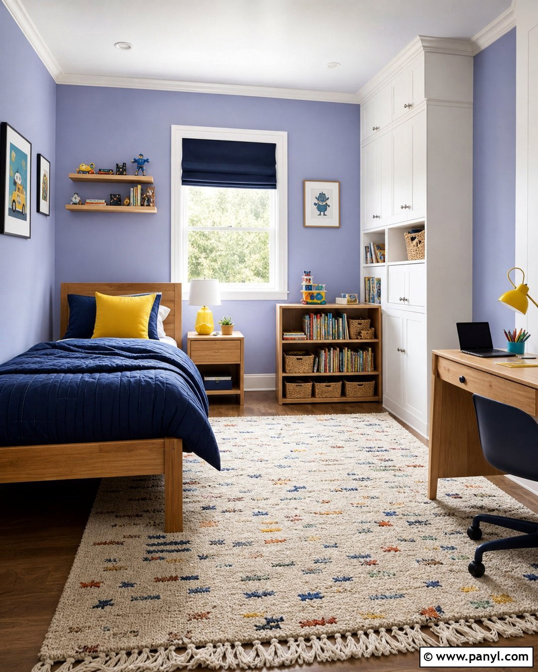 Periwinkle Kids Bedroom - 25 Periwinkle Wall Color Ideas