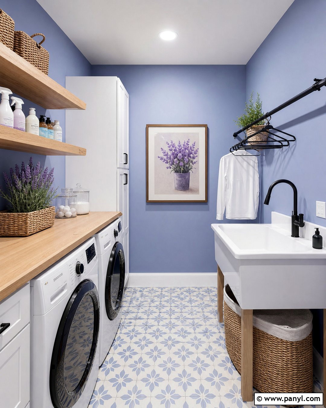 Periwinkle Laundry Room Walls - 35 periwinkle walls