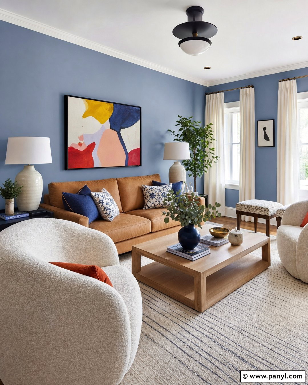 Periwinkle Living Room Walls - 35 periwinkle walls