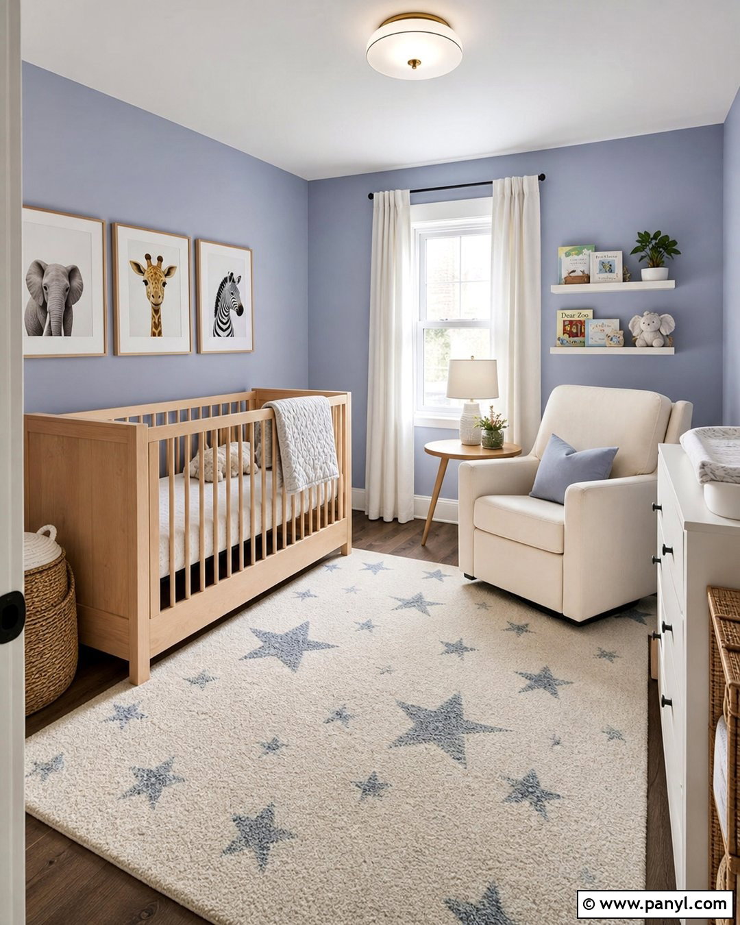 Periwinkle Nursery Walls - 35 periwinkle walls