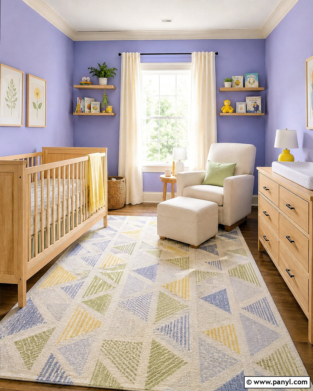 Periwinkle Nursery - 20 bright room colors