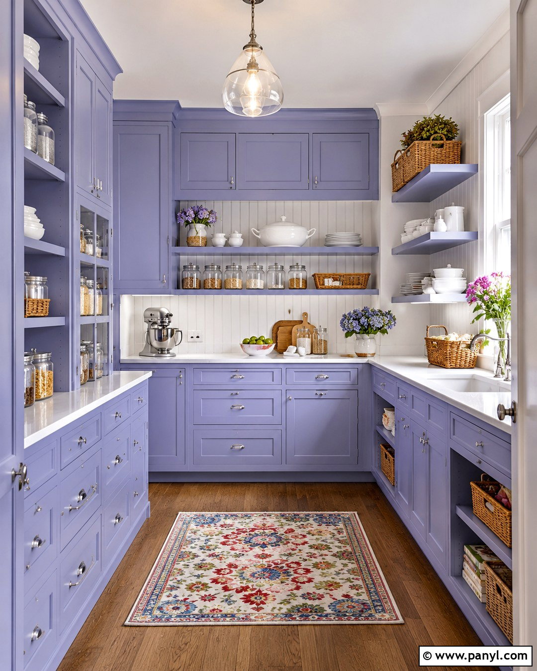 Periwinkle Pantry Color - 20 Bright Pantry Colors