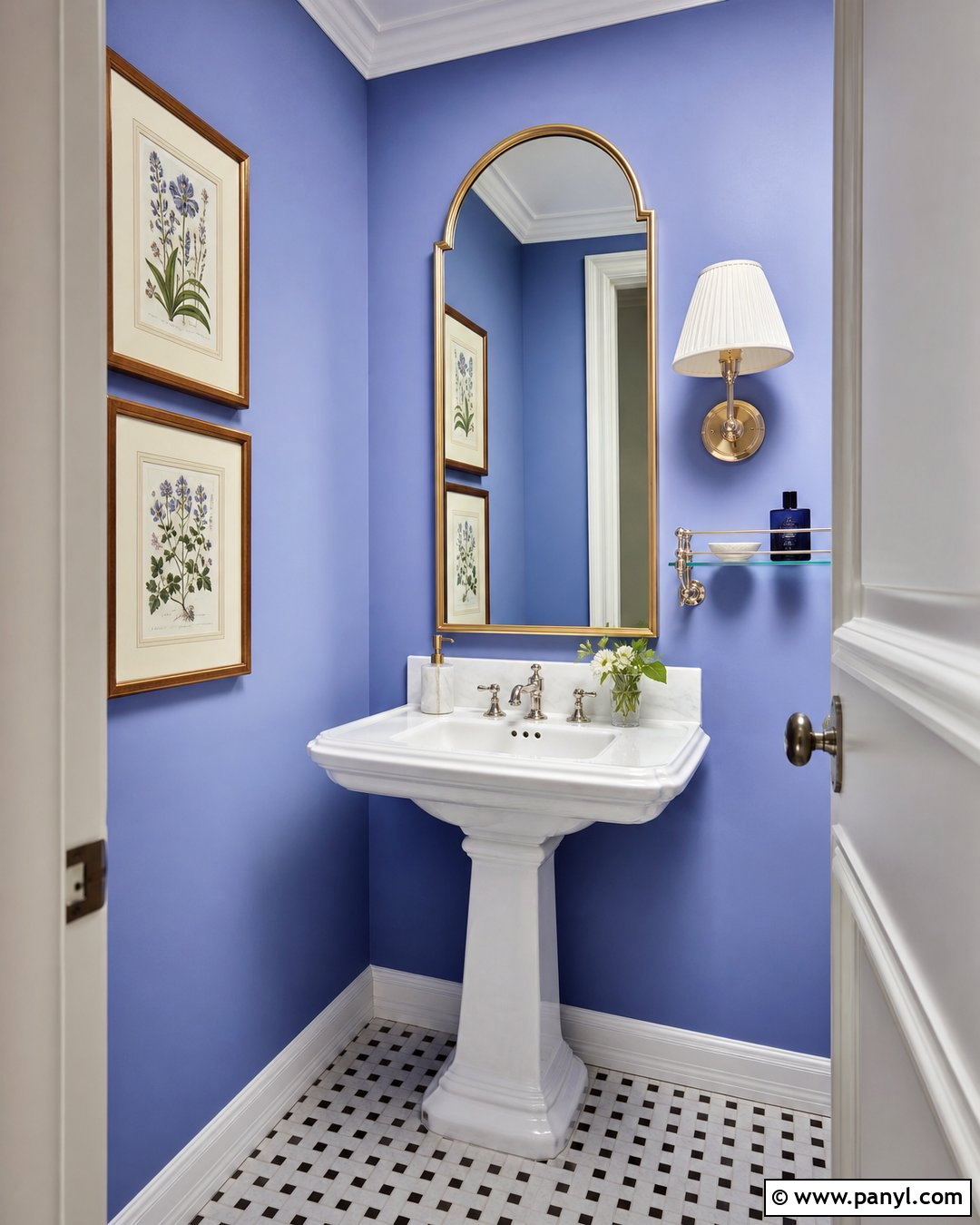 Periwinkle Powder Room Walls - 35 periwinkle walls