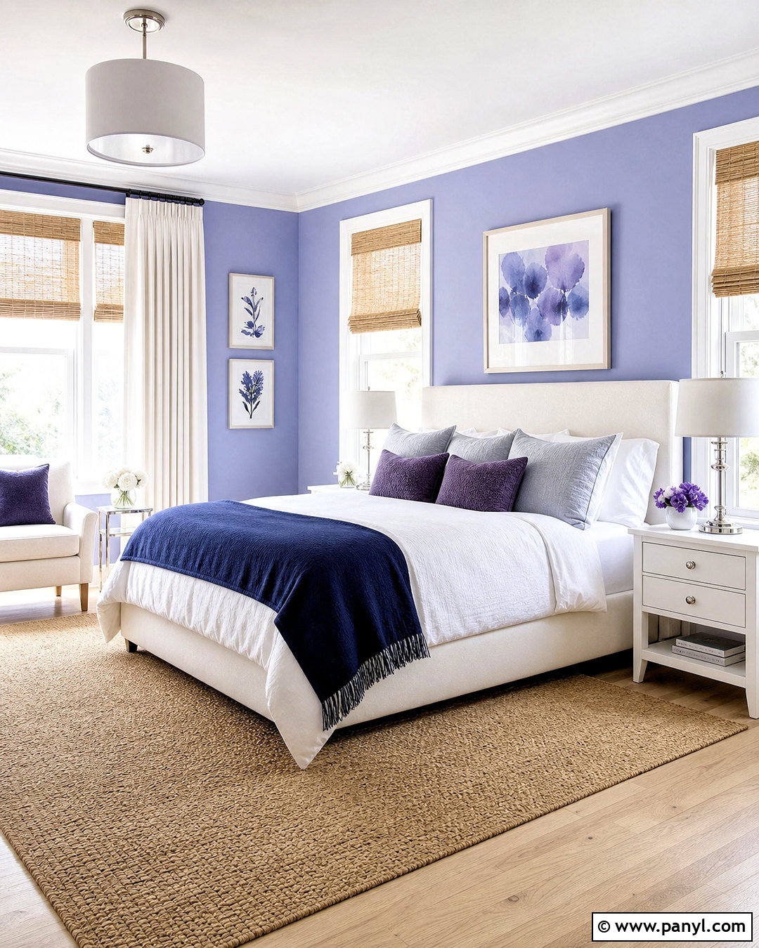 Periwinkle Purple Bedroom Walls - 20 purple bedroom walls paint ideas
