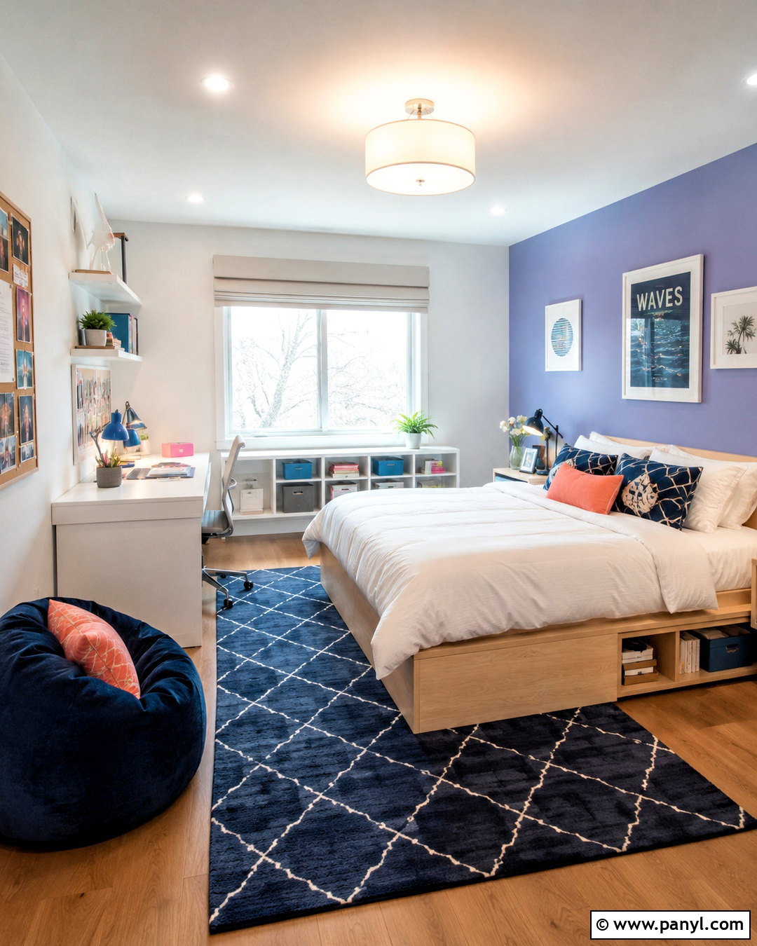 Periwinkle Teen Bedroom - 20 periwinkle bedroom ideas