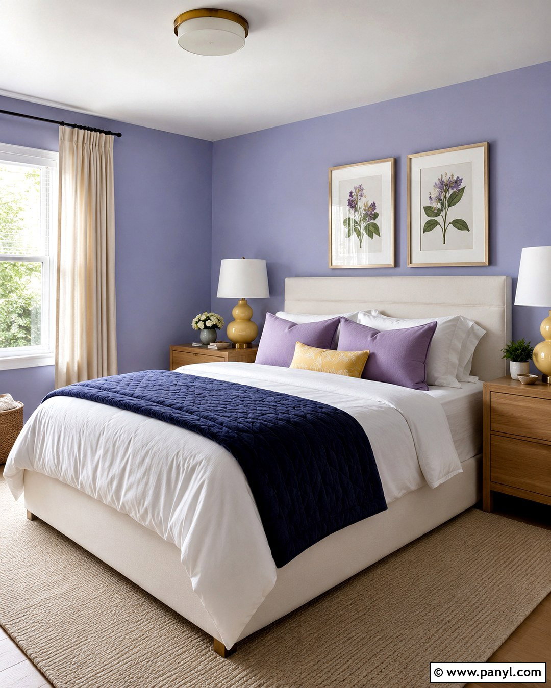 Periwinkle Wall Color for Guest Room - 20 Colorful Wall Colors
