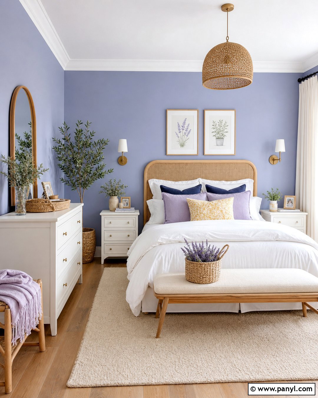Periwinkle Wall Color - 30 cute wall colors
