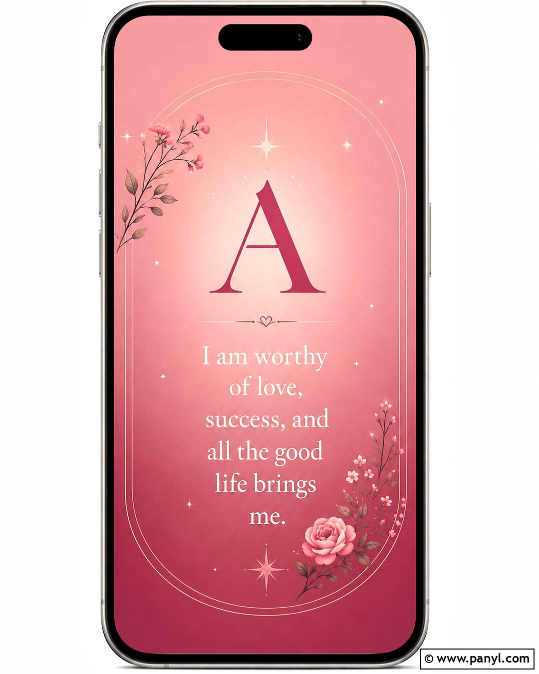 Personalized Pink Affirmation Wallpaper - 20 pink affirmation wallpaper ideas