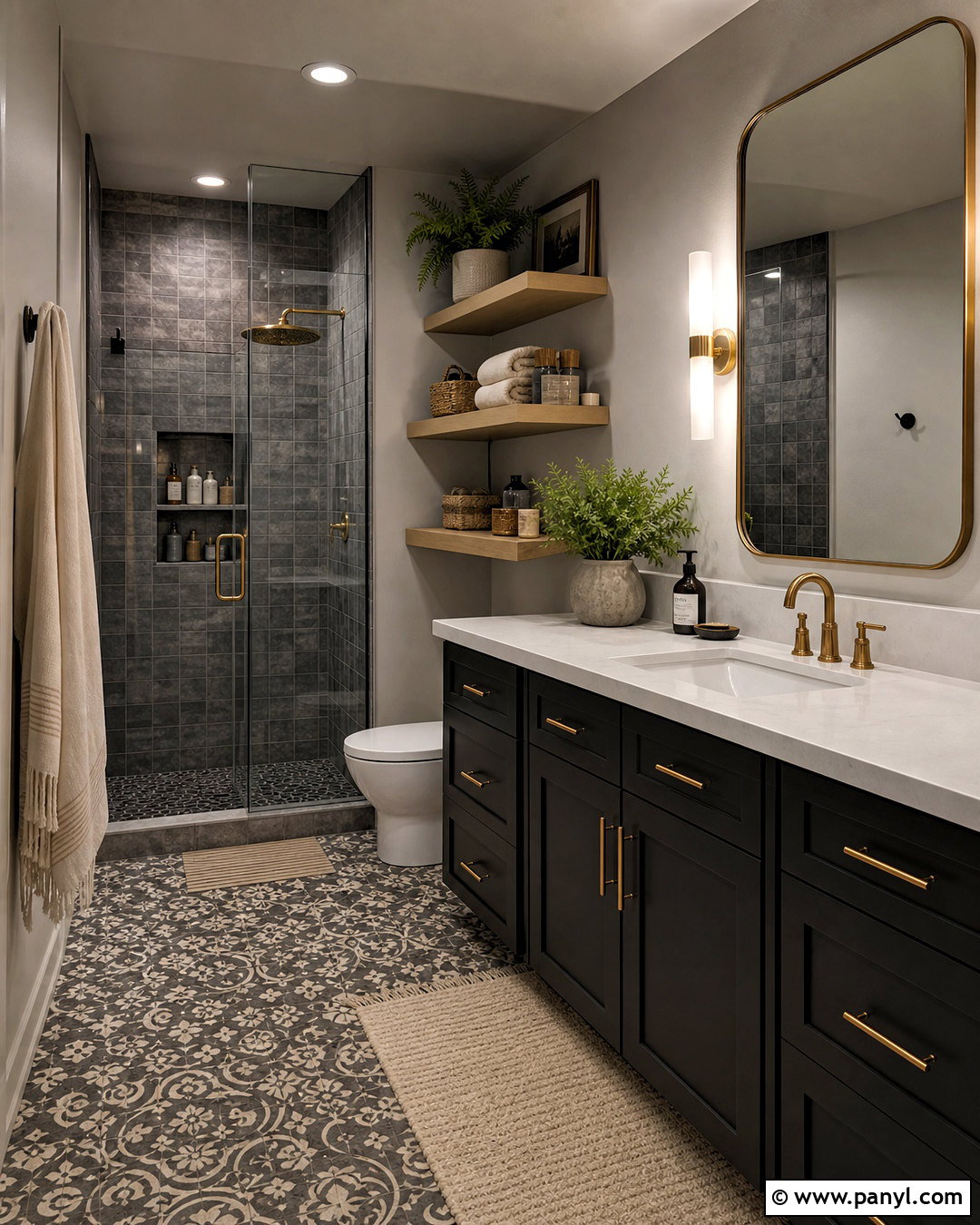 Pewter Gray Bathroom Paint - 20 moody bathroom paint colors