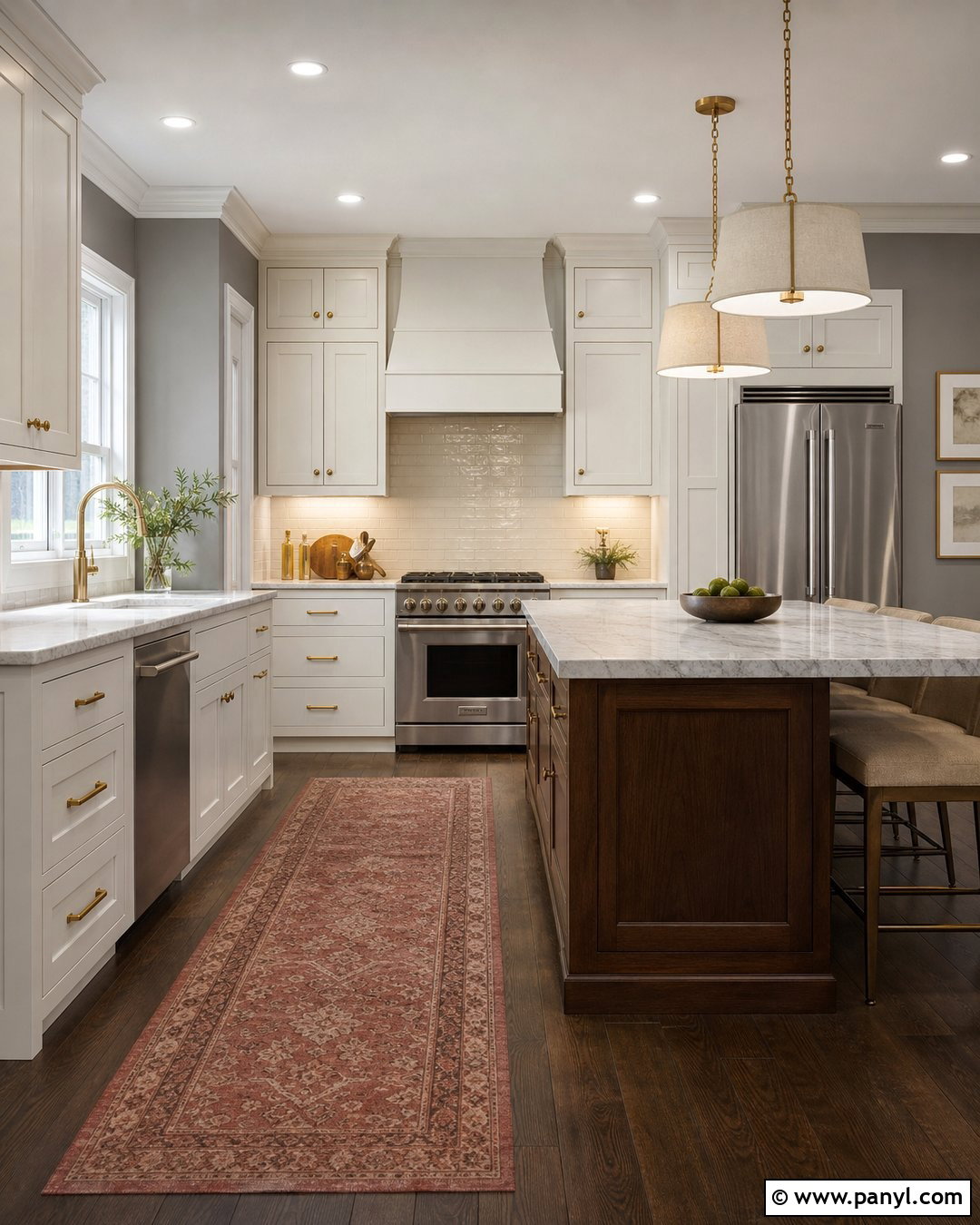 Pewter Gray Kitchen Walls - 20 Best Gray Kitchen Wall Color Ideas