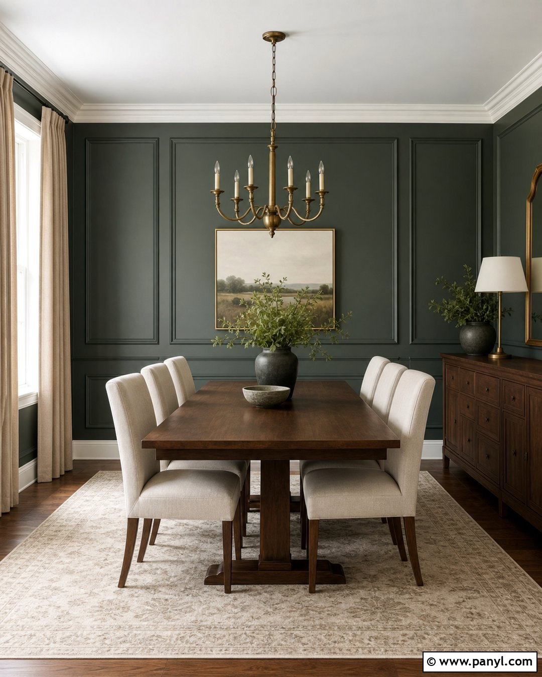 Pewter Green Dining Room Walls - 20 Sherman Williams Green Walls