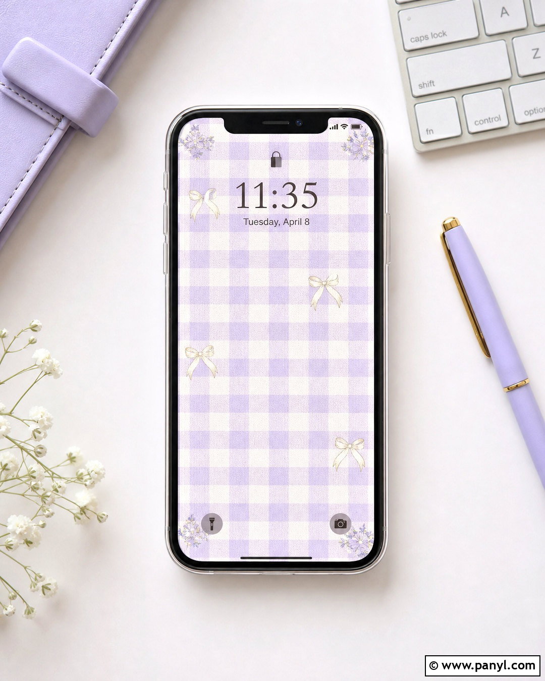 Phone Lock Screen Gingham Background - 20 gingham background aesthetic ideas