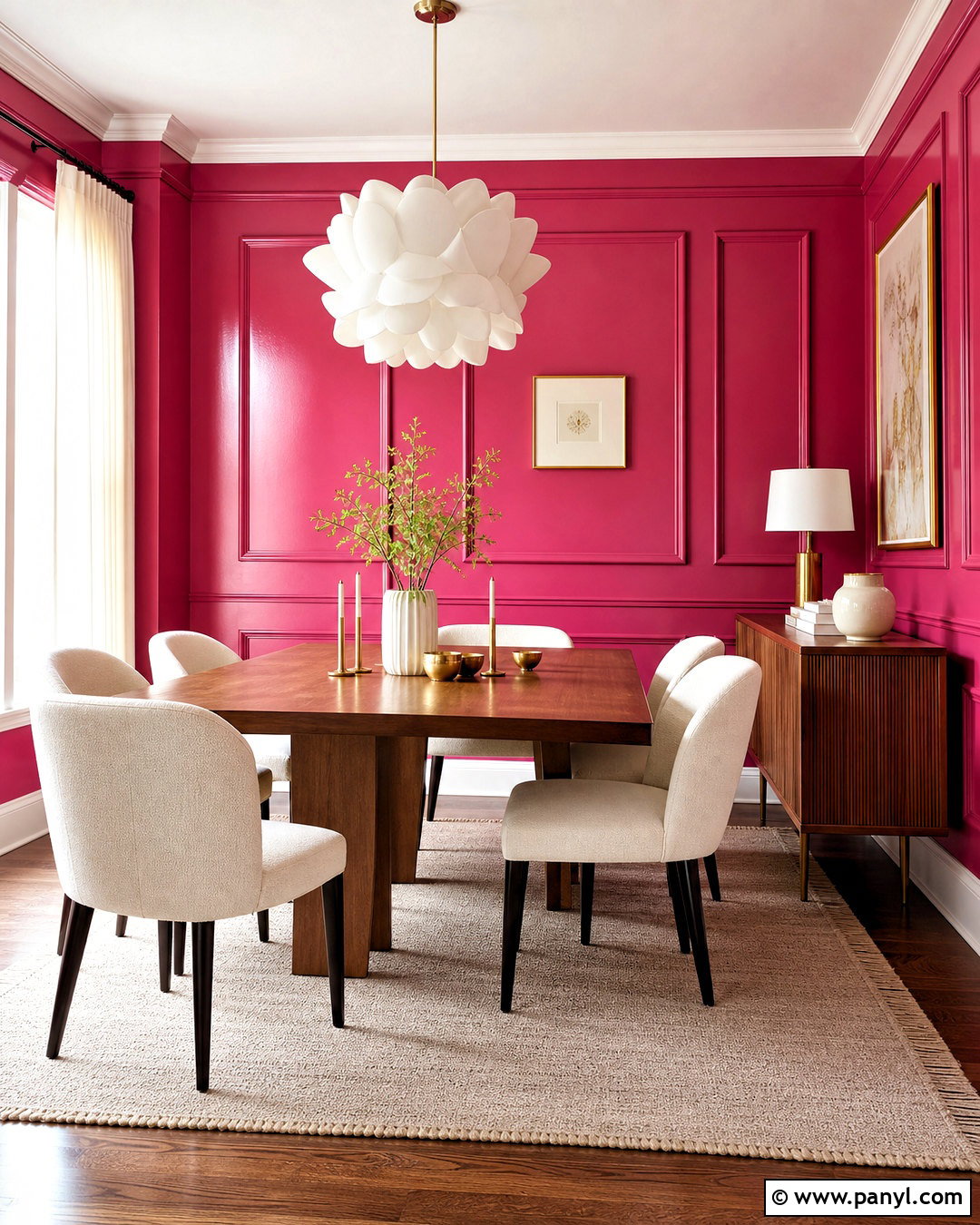 Picture Frame Molding Accent Wall - 20 fun accent wall ideas