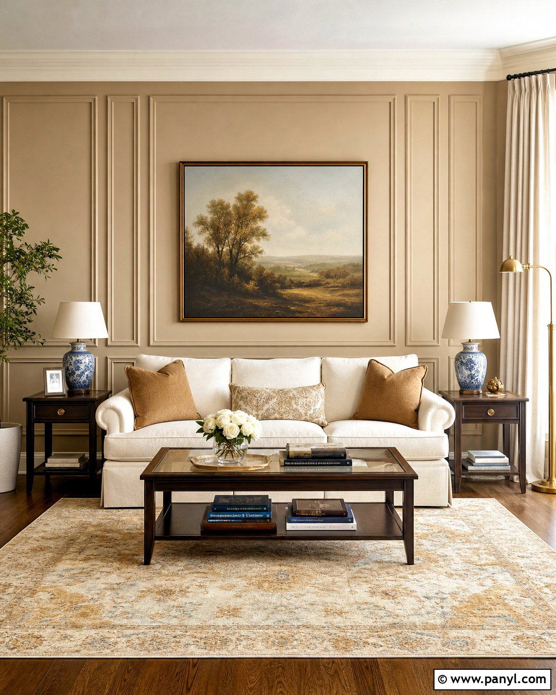 Picture Frame Molding Accent Wall - 20 neutral accent wall ideas