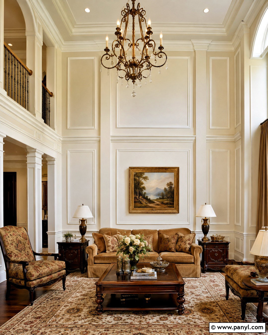 Picture Frame Molding On Tall Walls - 20 decorating tall walls high ceilings