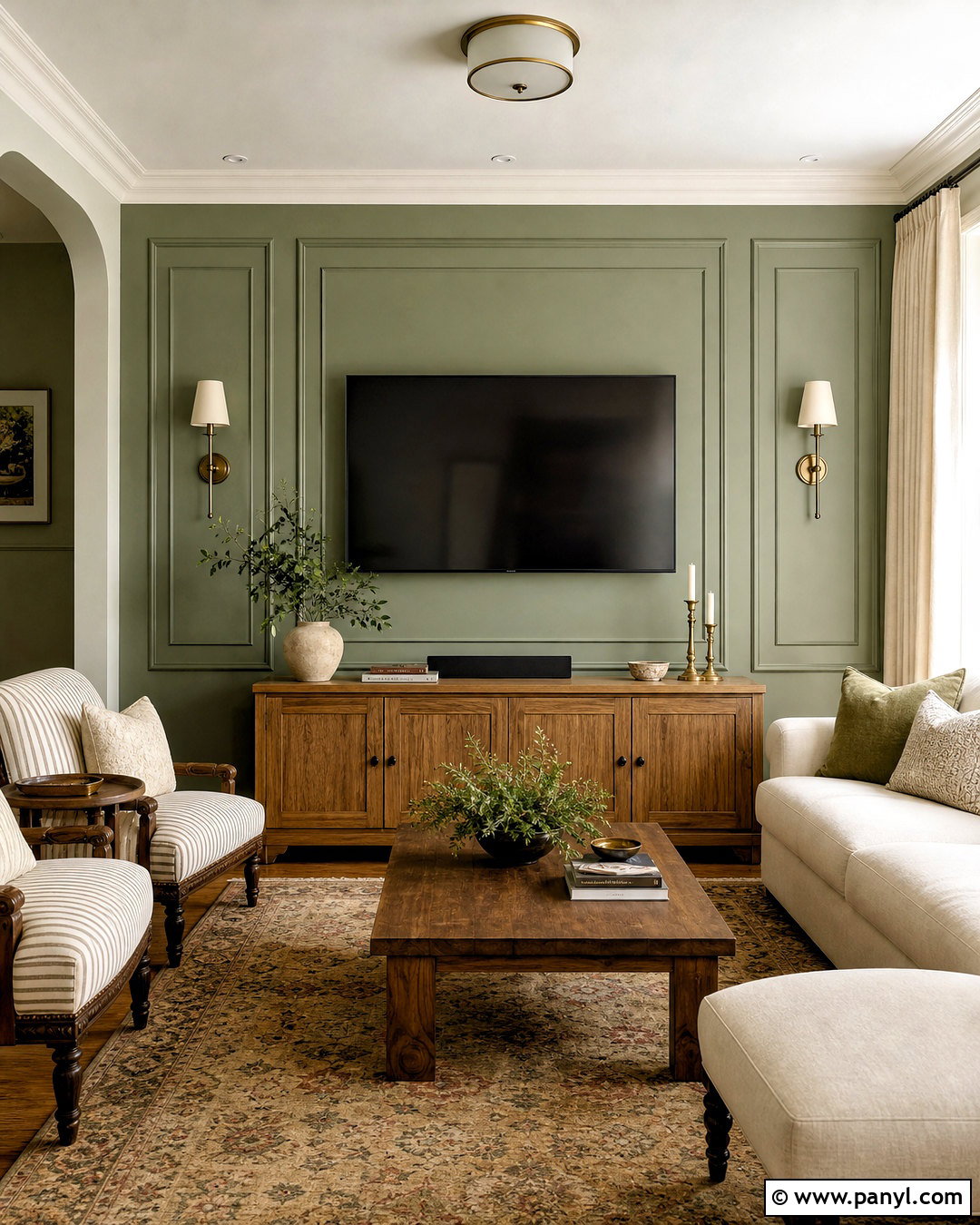 Picture Frame Molding TV Wall - 20 tv wall decor ideas