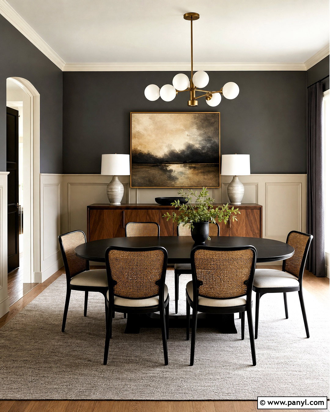 Picture Frame Wainscoting - 20 wainscoting ideas