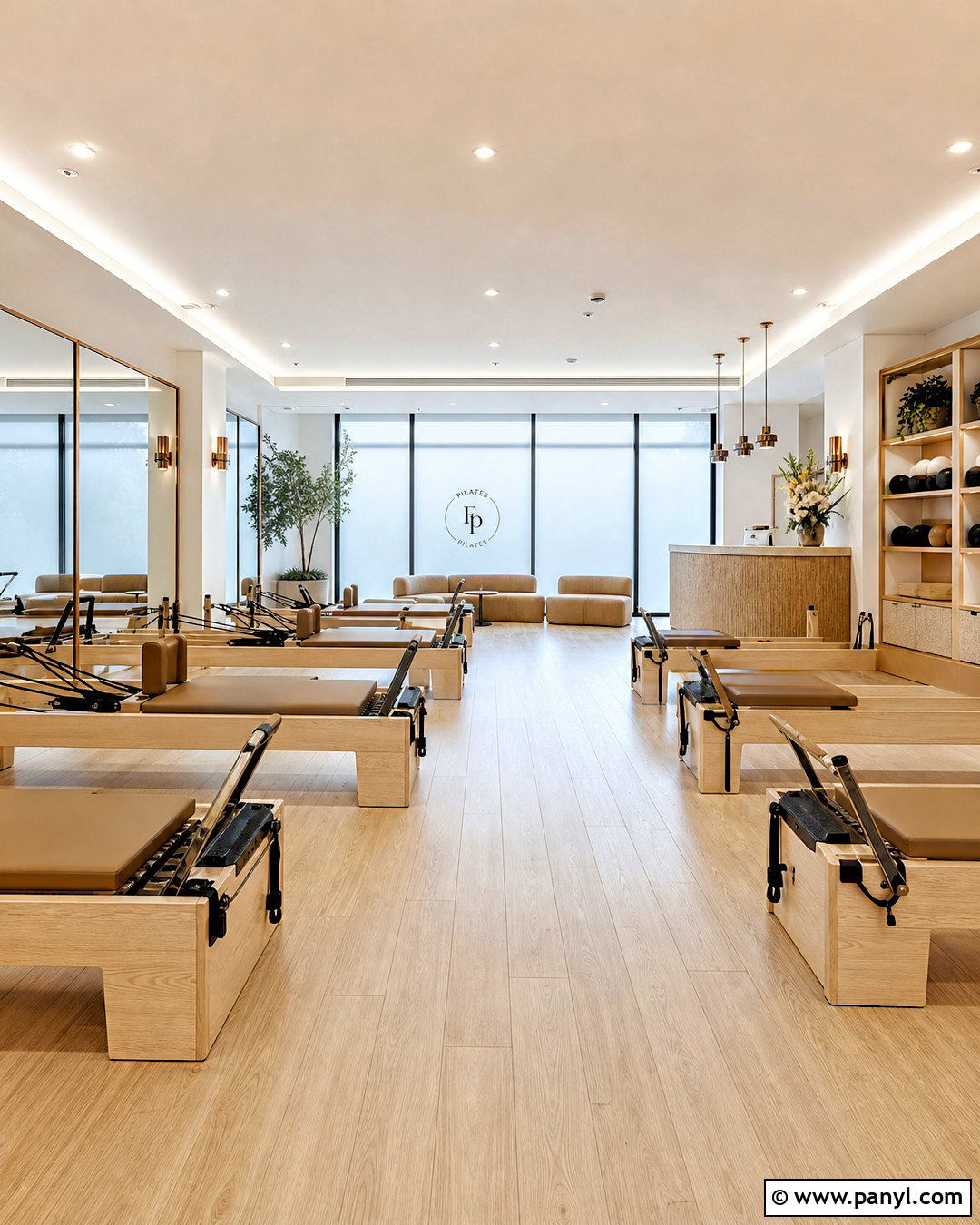 Pilates Fitness Studio Interior - 20 fitness studio design ideas