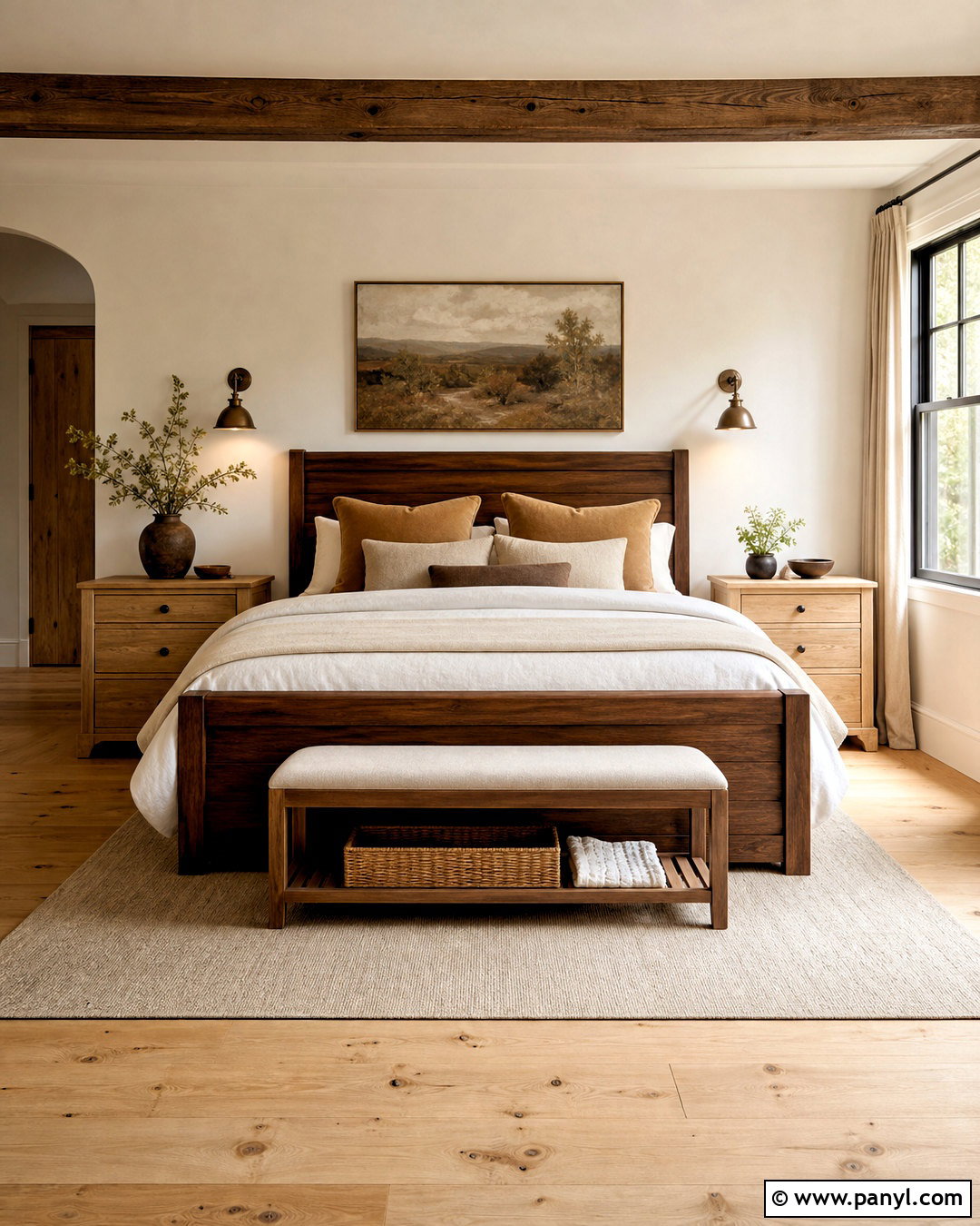 Pine And Medium Walnut Wood Combination - 20 wood color combination ideas