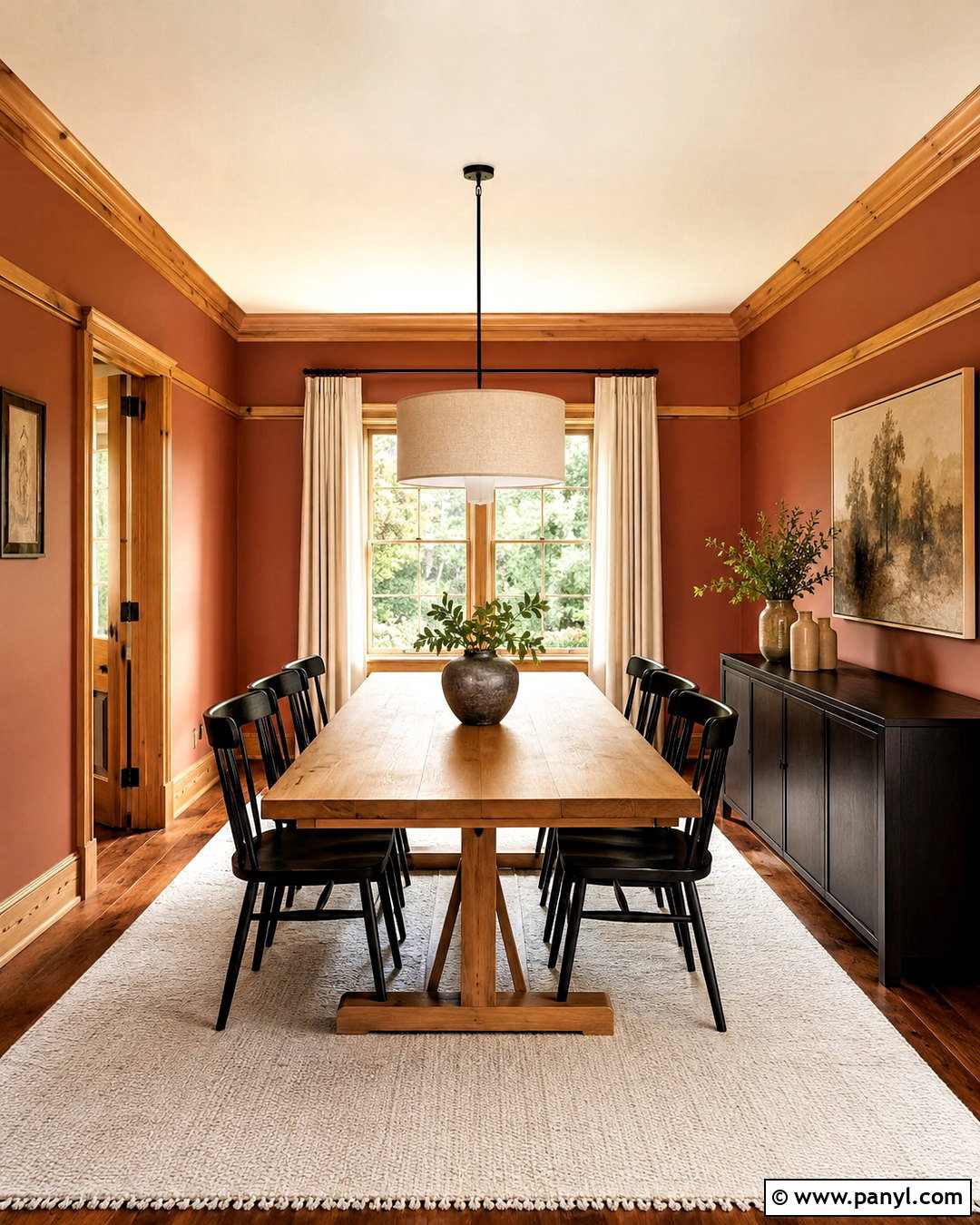 Pine Crown Molding Dining Room - 20 pine trim interior ideas