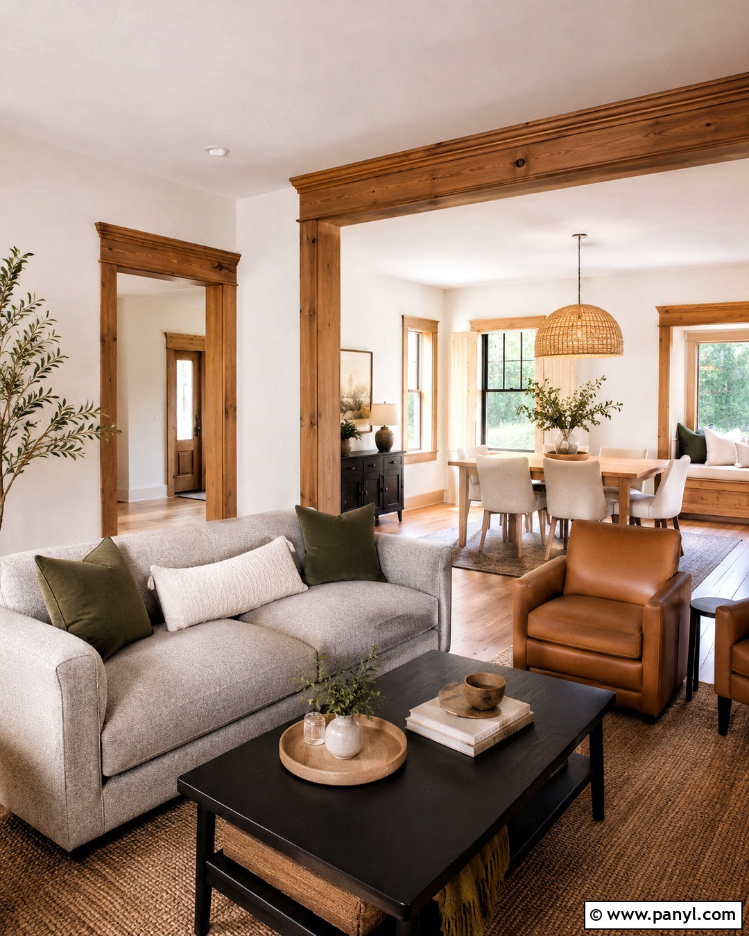 Pine Trim Around Open Doorways - 20 pine trim interior ideas