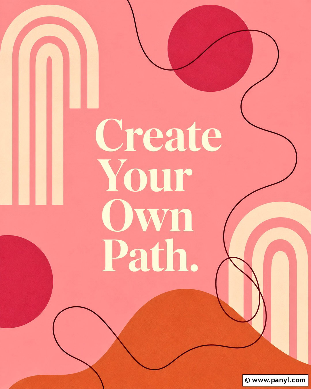Pink Abstract Line Quote Wallpaper - 40 pink wallpaper with quotes