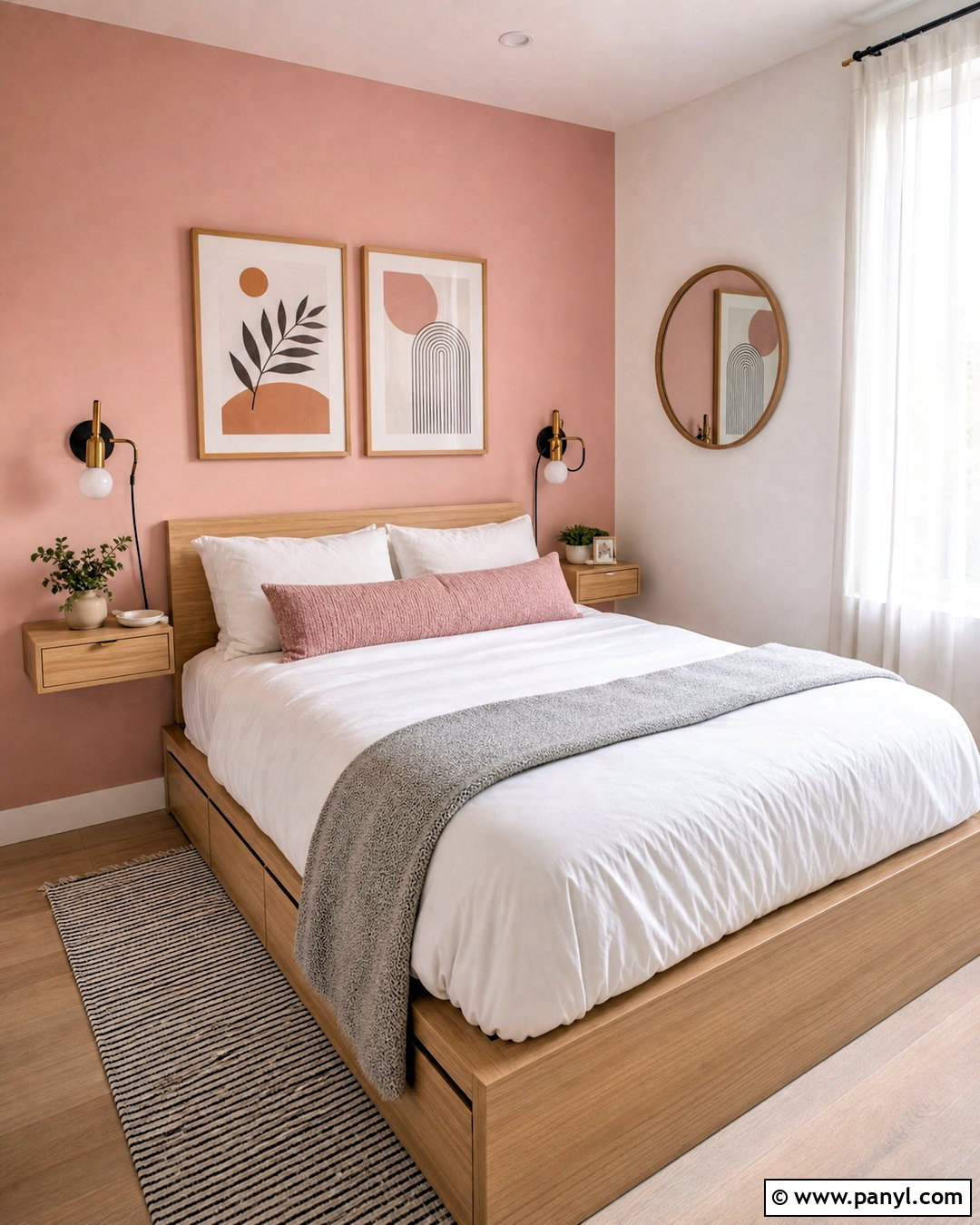 Pink Accent Wall Small Bedroom - 20 pink accent wall bedroom ideas