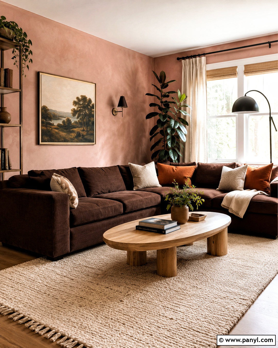 Pink And Brown Living Room Walls - 20 pink room walls