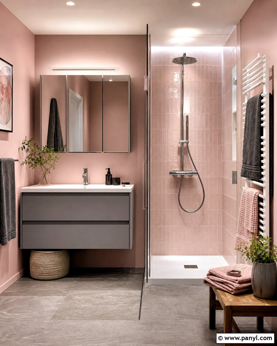 Pink And Gray Bathroom - 20 pink bathroom inspo ideas
