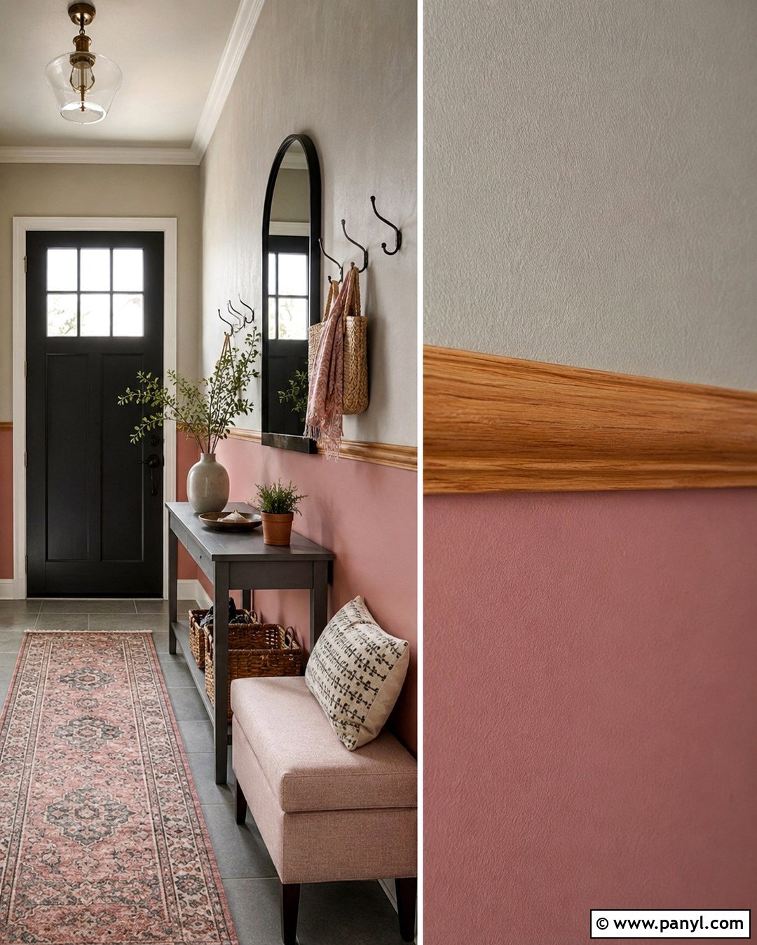 Pink And Gray Entryway Walls - 20 Pink And Gray Walls