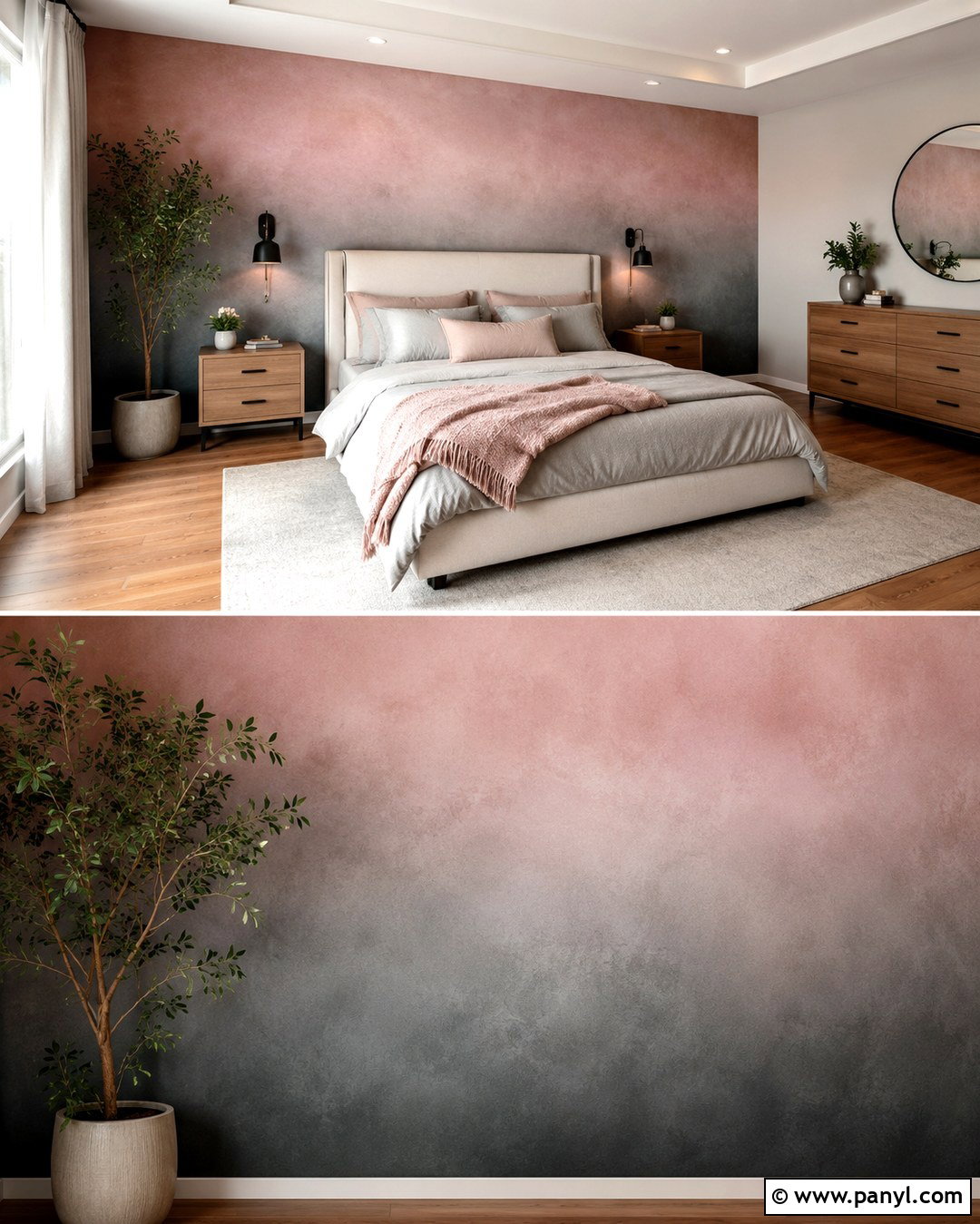 Pink And Gray Ombre Walls - 20 Pink And Gray Walls