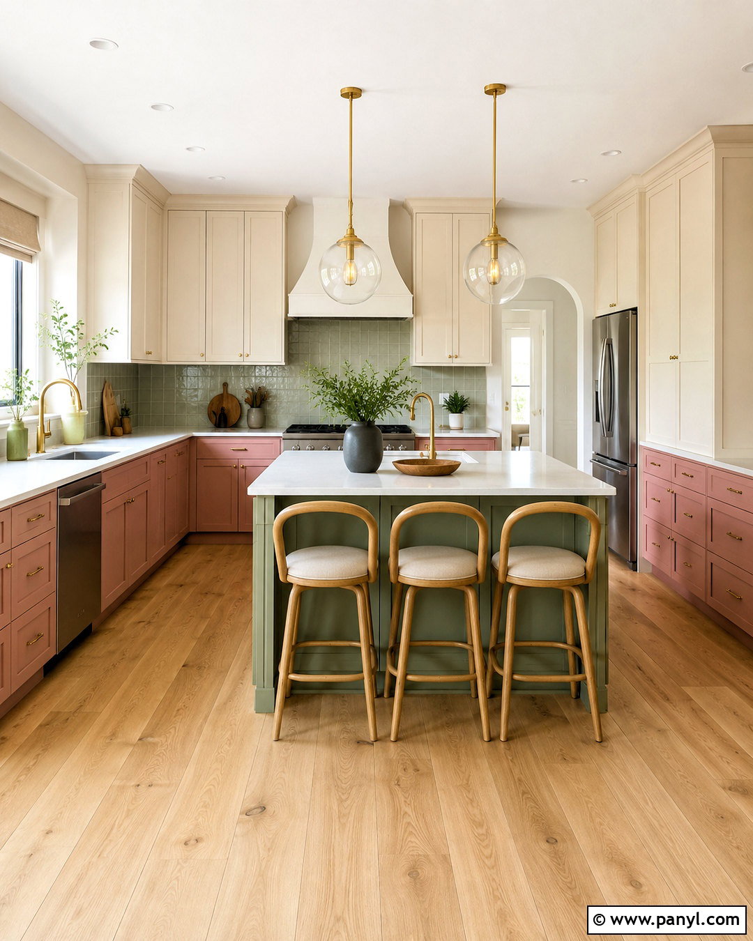 Pink And Green Kitchen - 20 bright kitchen ideas colorful ideas