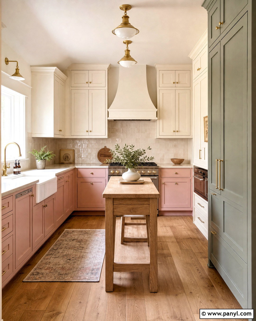 Pink And Sage Green Kitchen - 20 pink kitchen inspiration ideas
