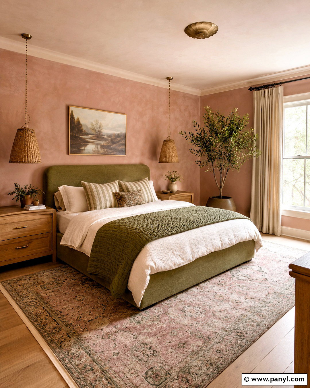 Pink And Sage Limewash Bedroom - 20 pink limewash bedroom ideas