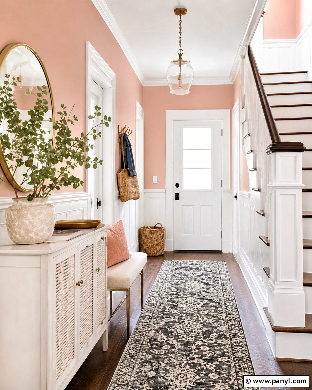 Pink And White Entryway Walls - 20 pink and white walls