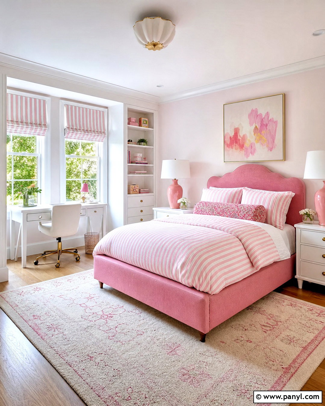 Pink And White Girl Bedroom - 20 girl bedroom designs pink ideas