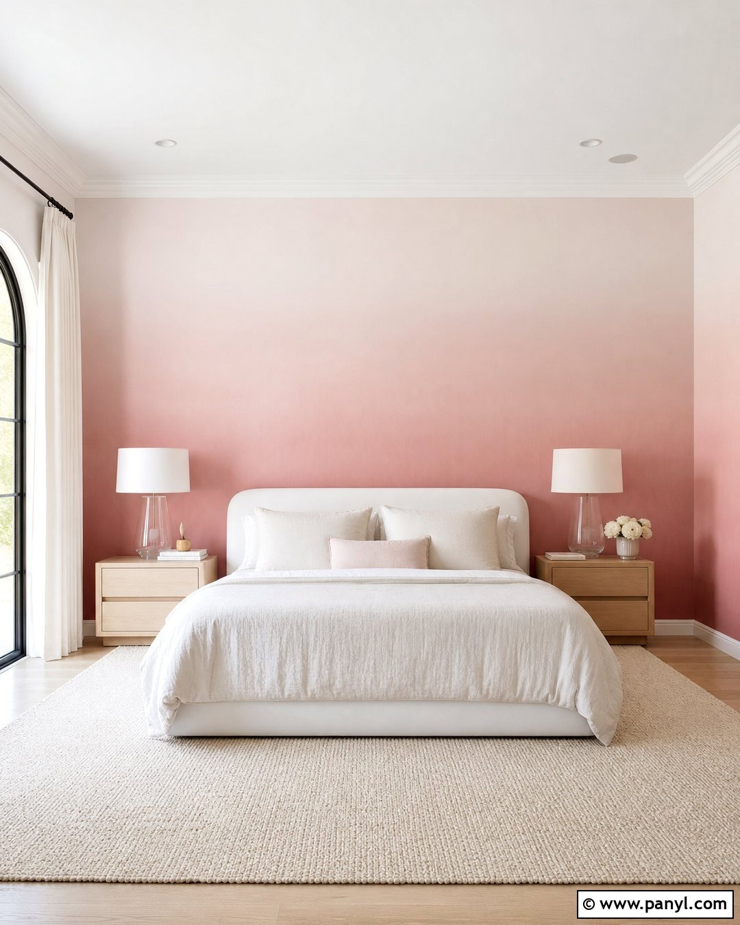 Pink And White Ombre Walls - 25 White Pink Walls