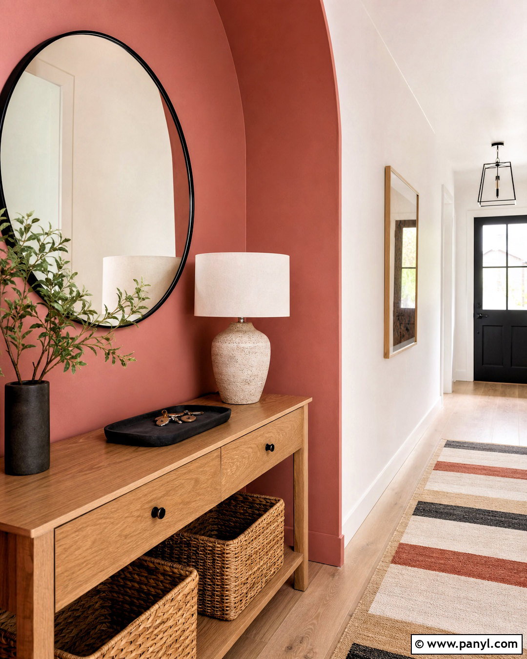 Pink Arch Wall - 20 pink wall design ideas