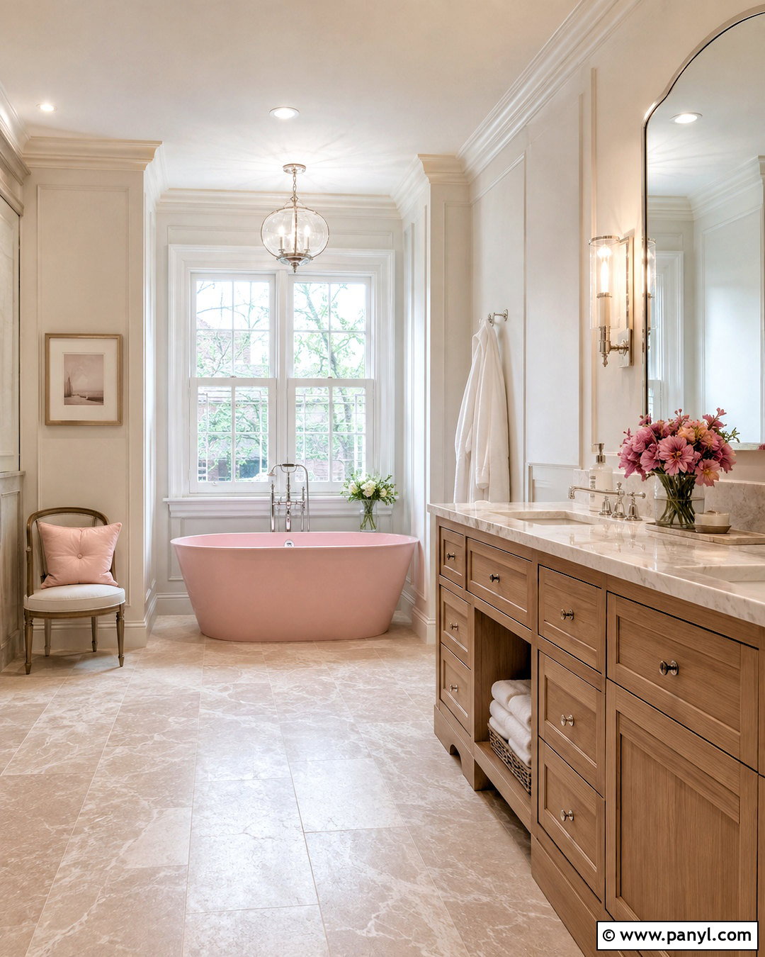 Pink Bathroom With Freestanding Tub - 20 pink bathroom ideas decor ideas