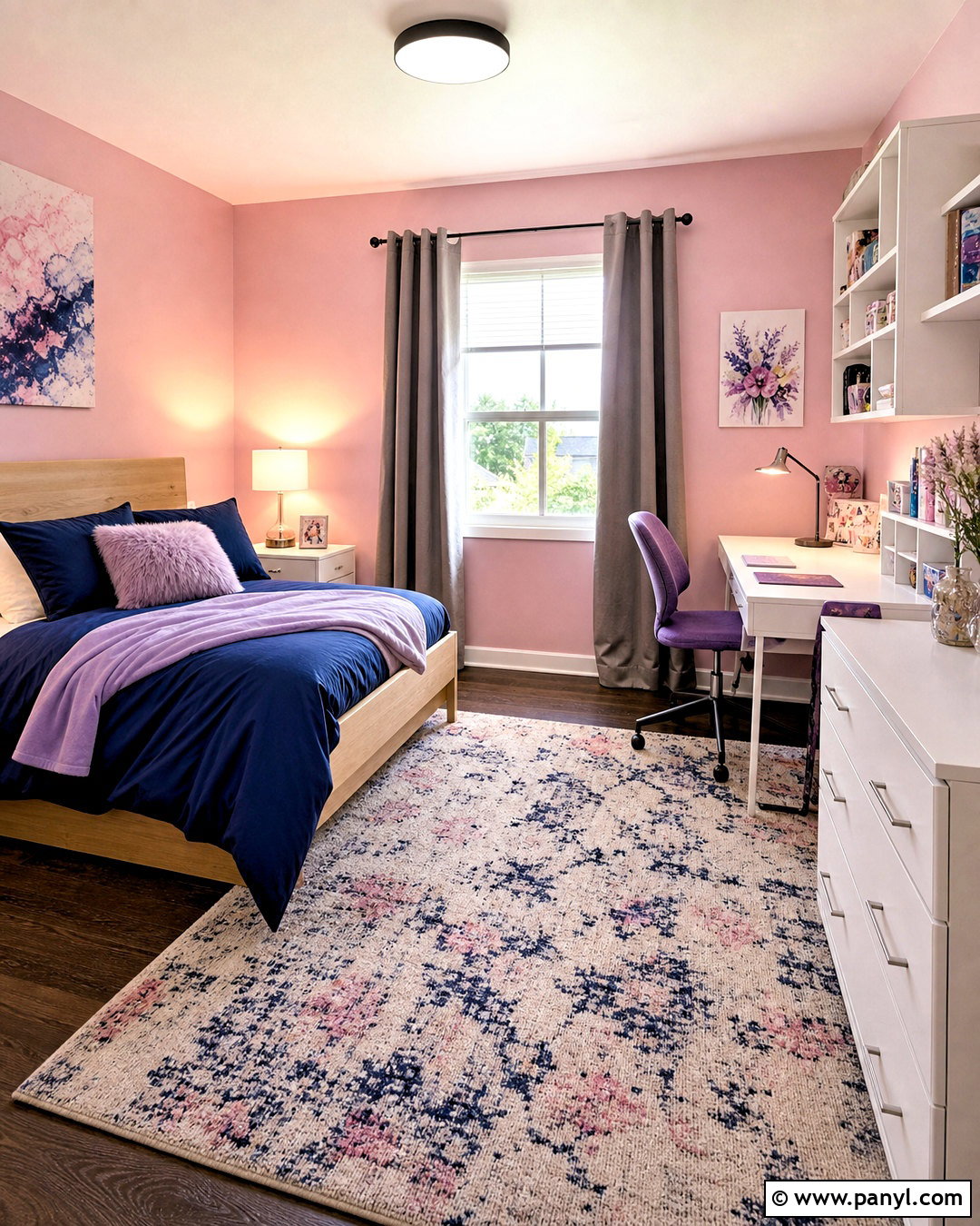 Pink Bedroom Walls For Teen Rooms - 20 pink walls bedroom ideas