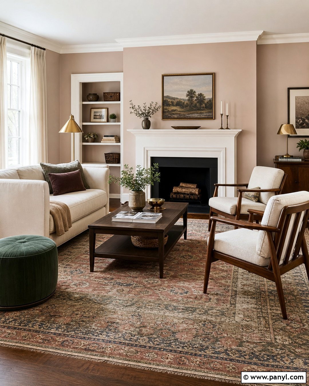 Pink Beige Living Room - 30 beige wall colors for living room ideas